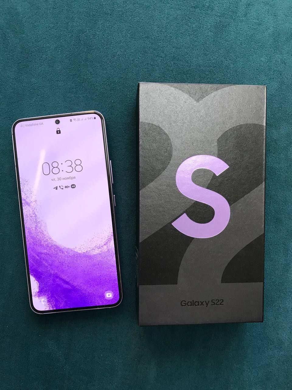 Смартфон Samsung Galaxy S22 8/256Gb Light Violet (SM-S901BLVGSEK)