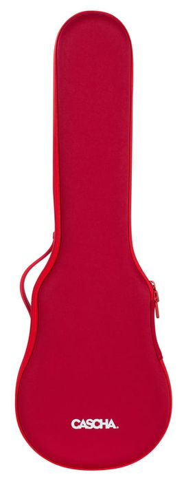 Cascha Ukulele Carbon Fibre Red Set – ukulele z włókna węglowego