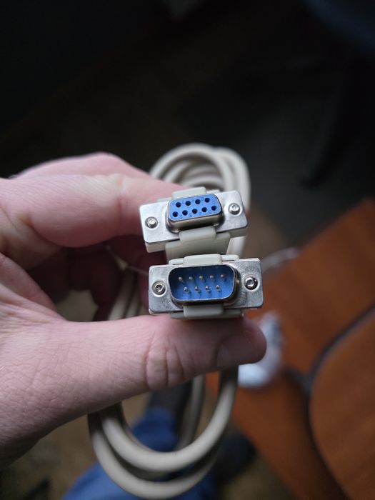 Кабель RS232 CAK D-SUB 150 9M/9F 1.5M RS232 мама-папа розбірний новий