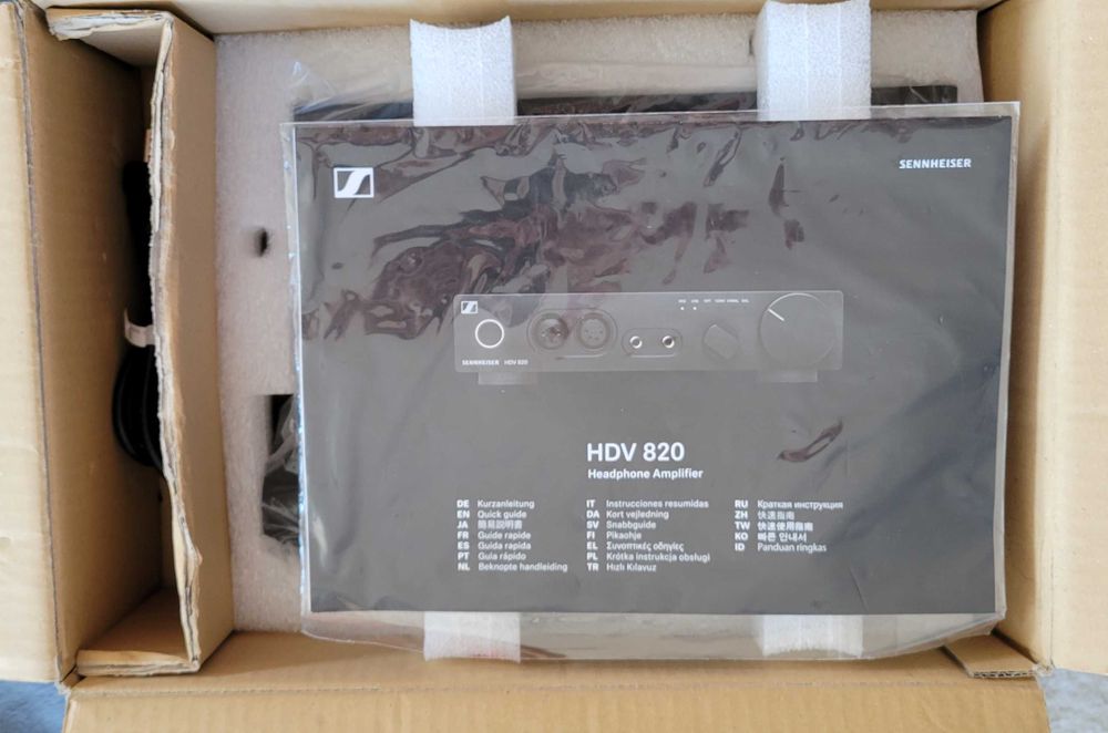 Sennheiser HDV 820 полностью балансный ЦАП-усилитель для наушников