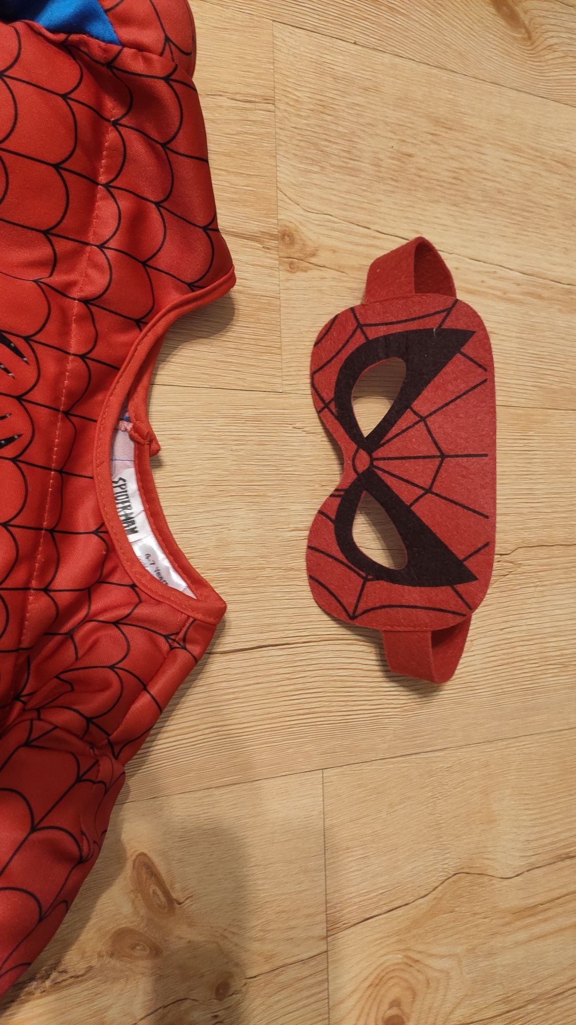 Spiderman strój karnawałowy bal przebranie 128