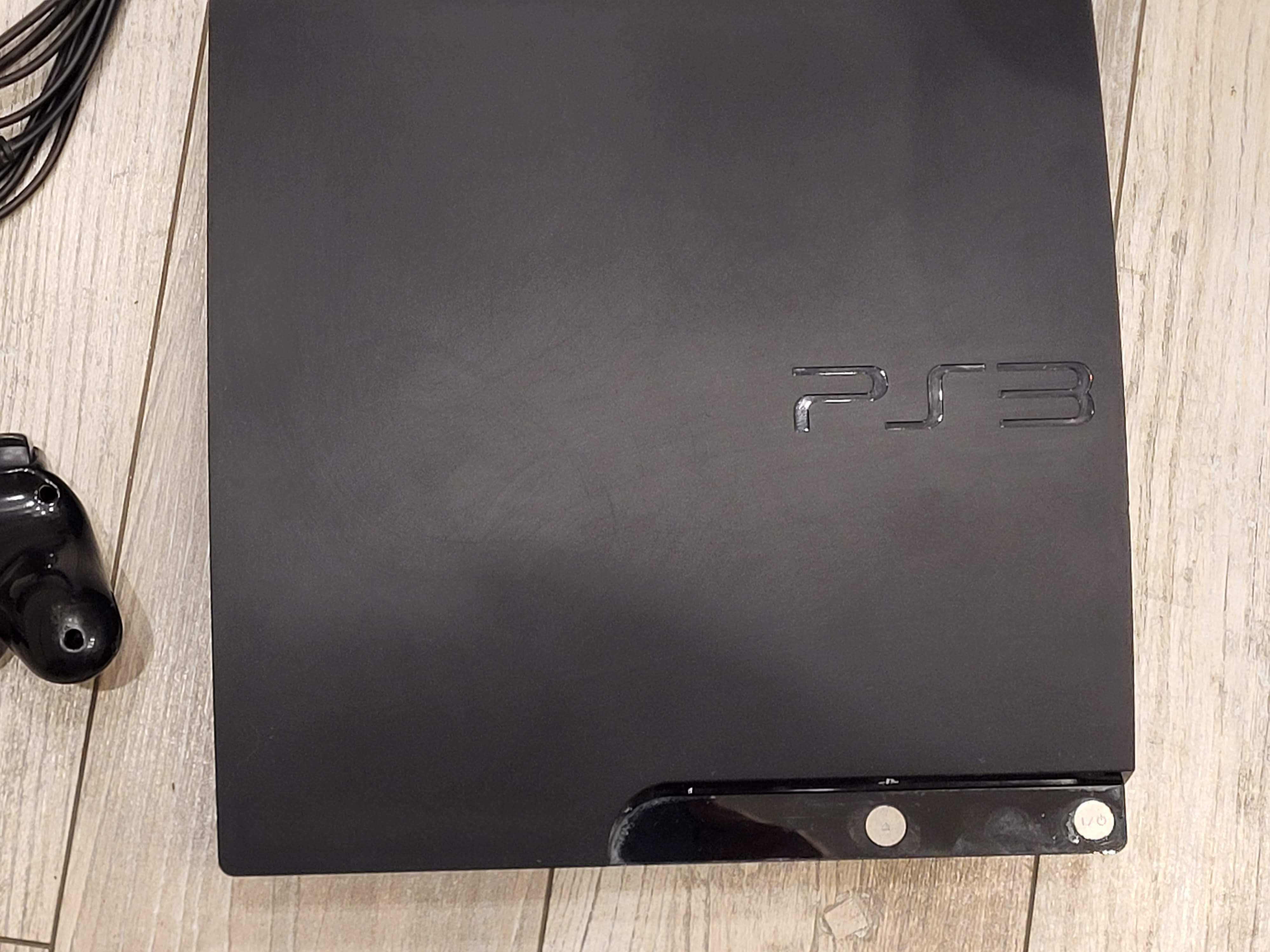 Uszkodzona konsola Playstation 3 PS3 Slim 320gb pad dualshock sony
