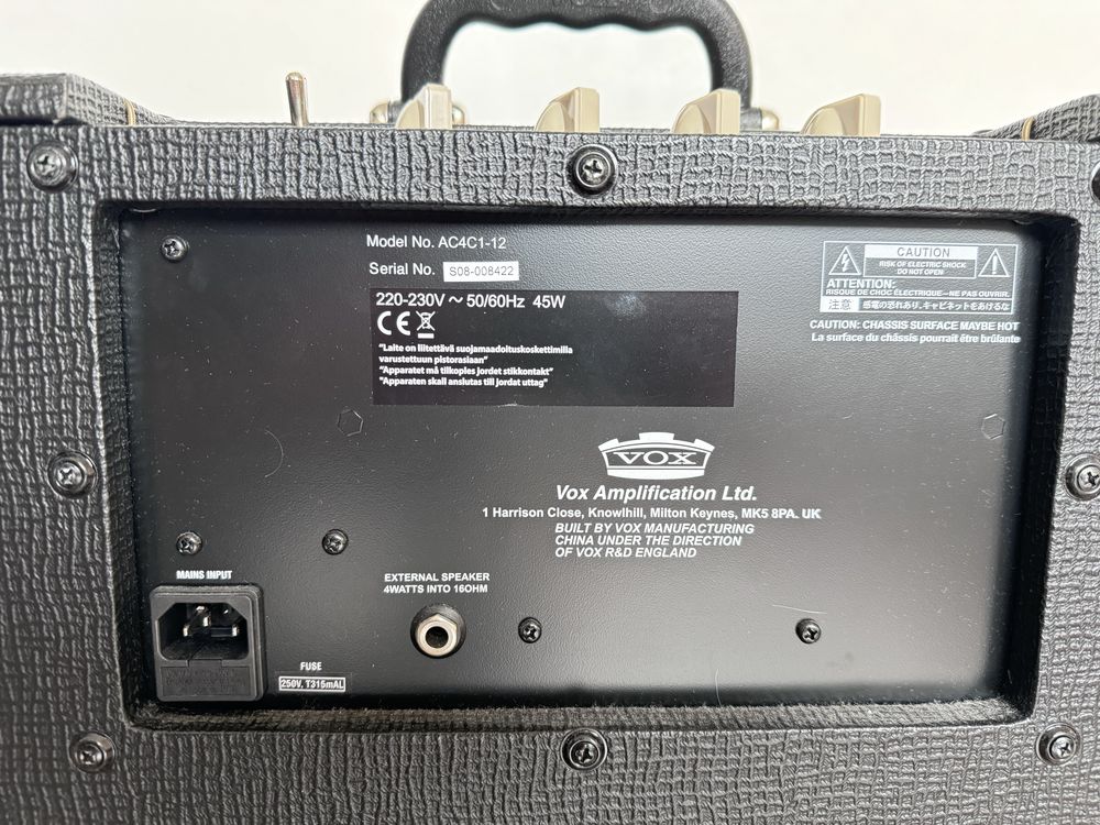 VOX AC4C1-12 wzmacniacz lampowy