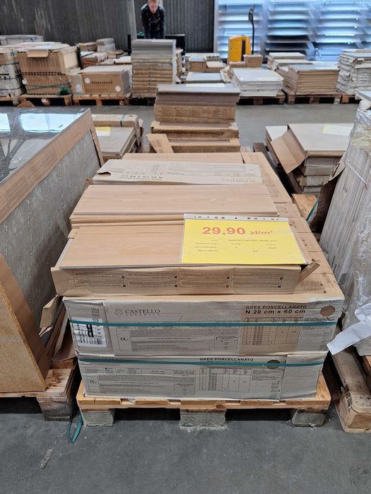 Płytka gresowa Wakefield Natural Wood Mat 20x60 OUTLET PŁYTEK gat II