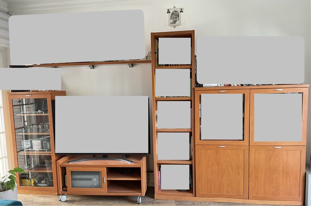 Movel de sala composto por 4 modolos