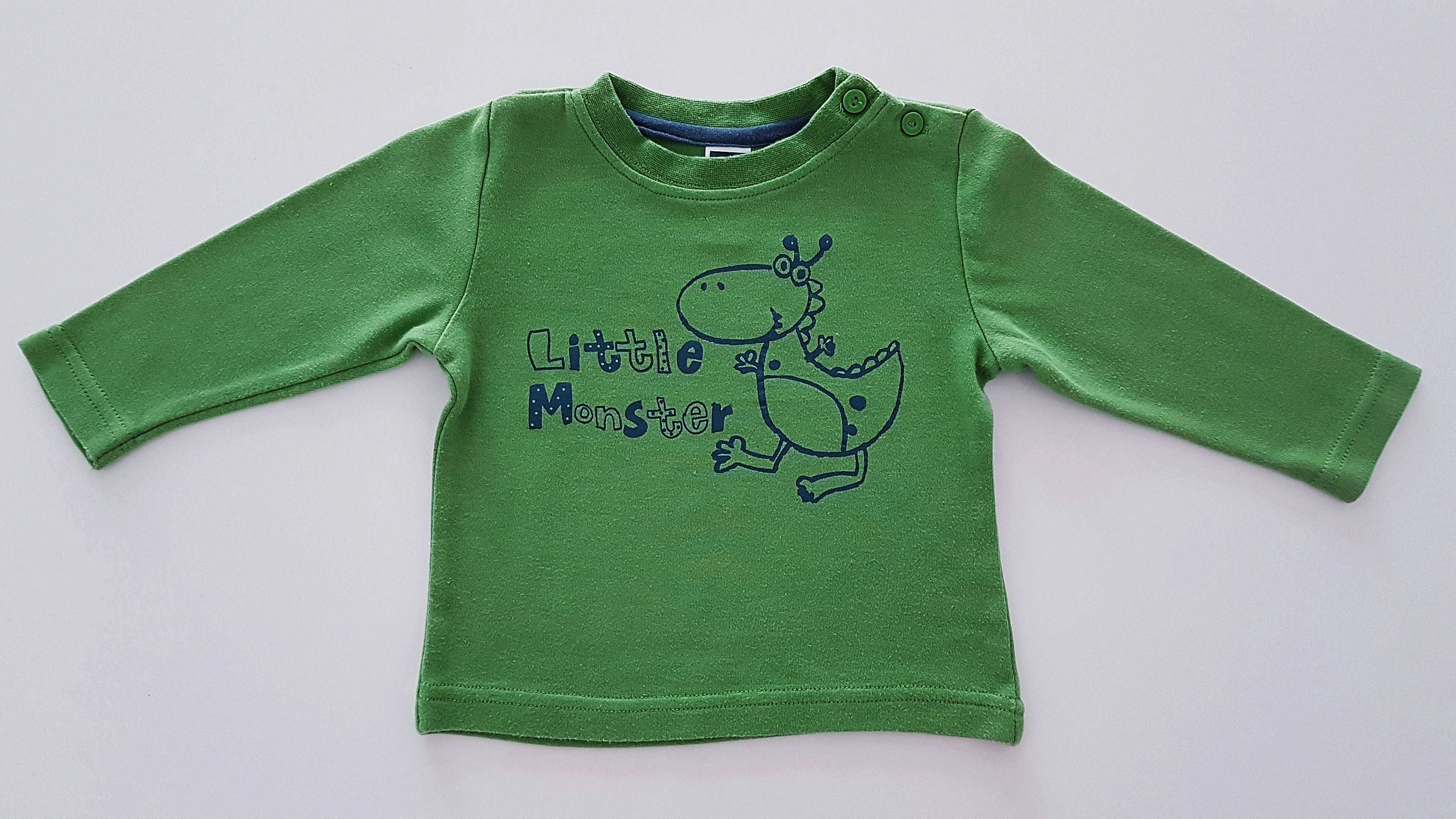Zestaw bluzka + spodnie jeansowe 74