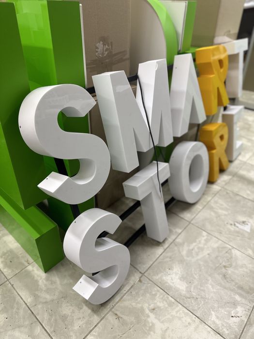 лайтбокс світлова вивіска світлові букви реклама