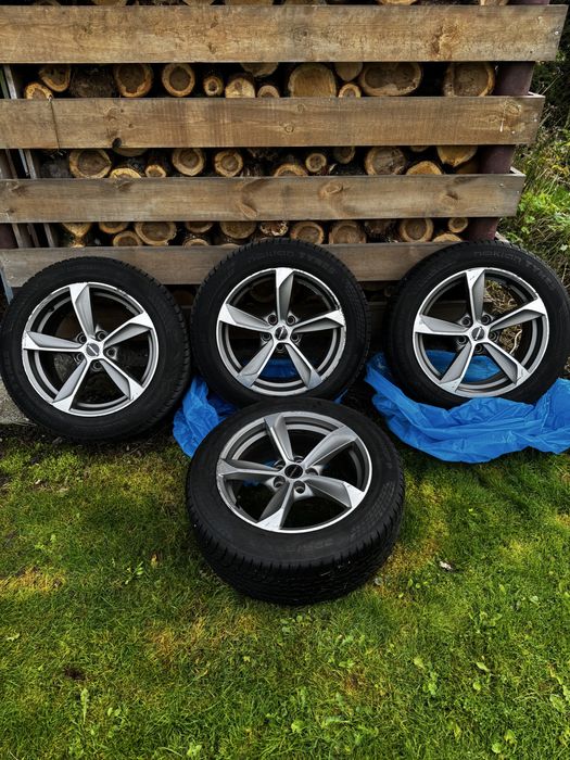 Kola 17 cali borbet z oponami Nokian zimowymi, VW tiguan, audi, seat