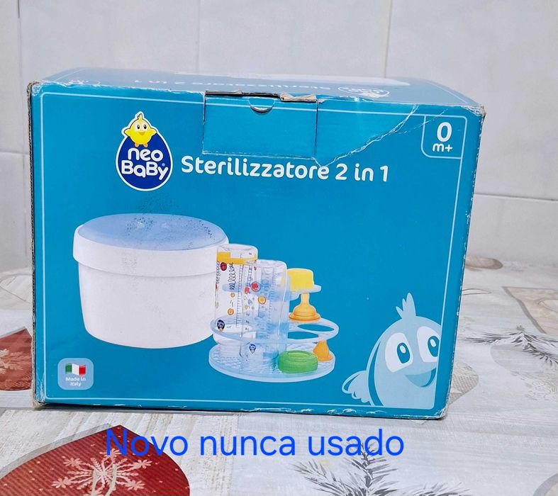 Esterilizador  biberão e tetinas novo em caixa