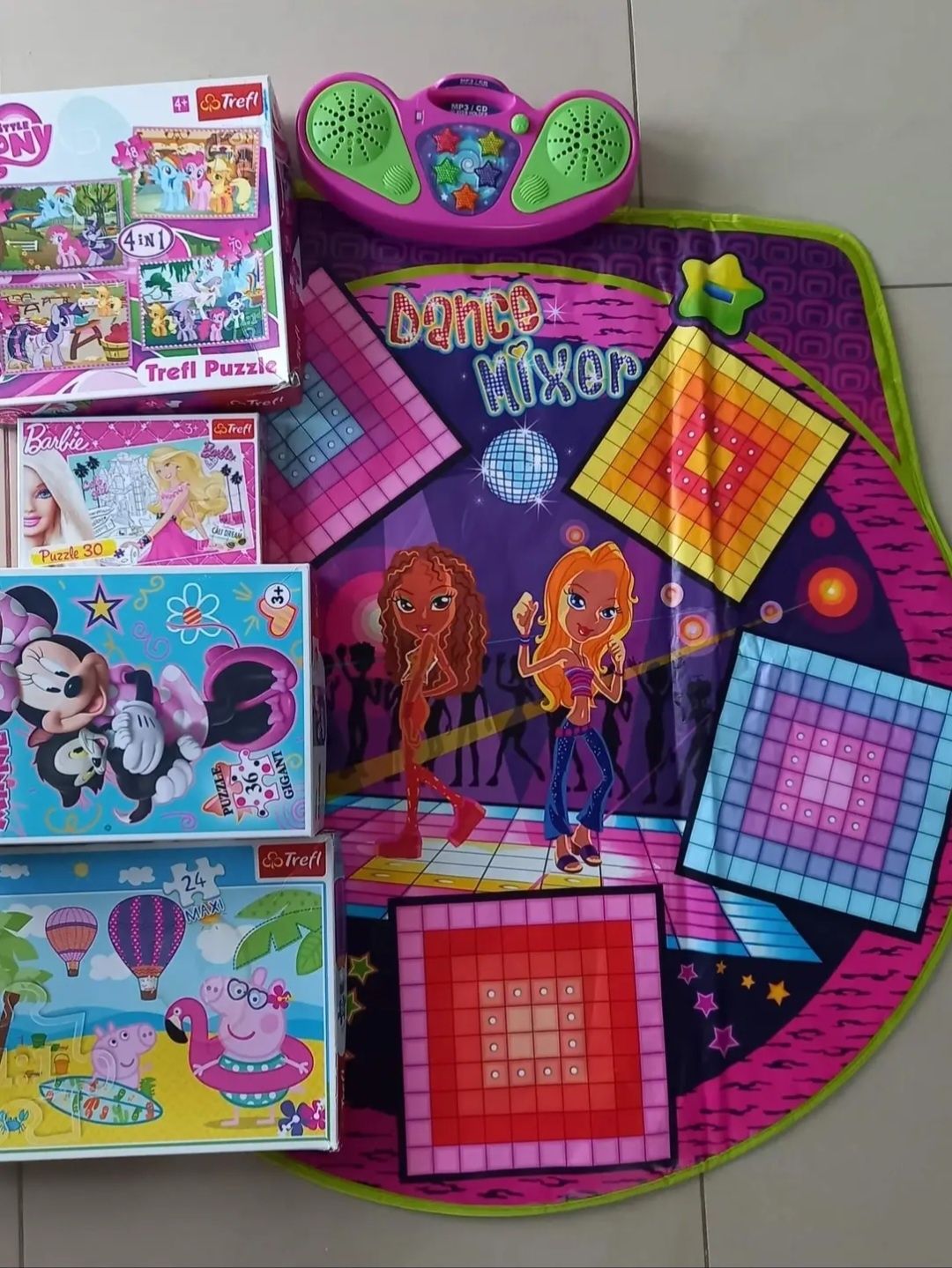 Mata taneczna plus puzzle
