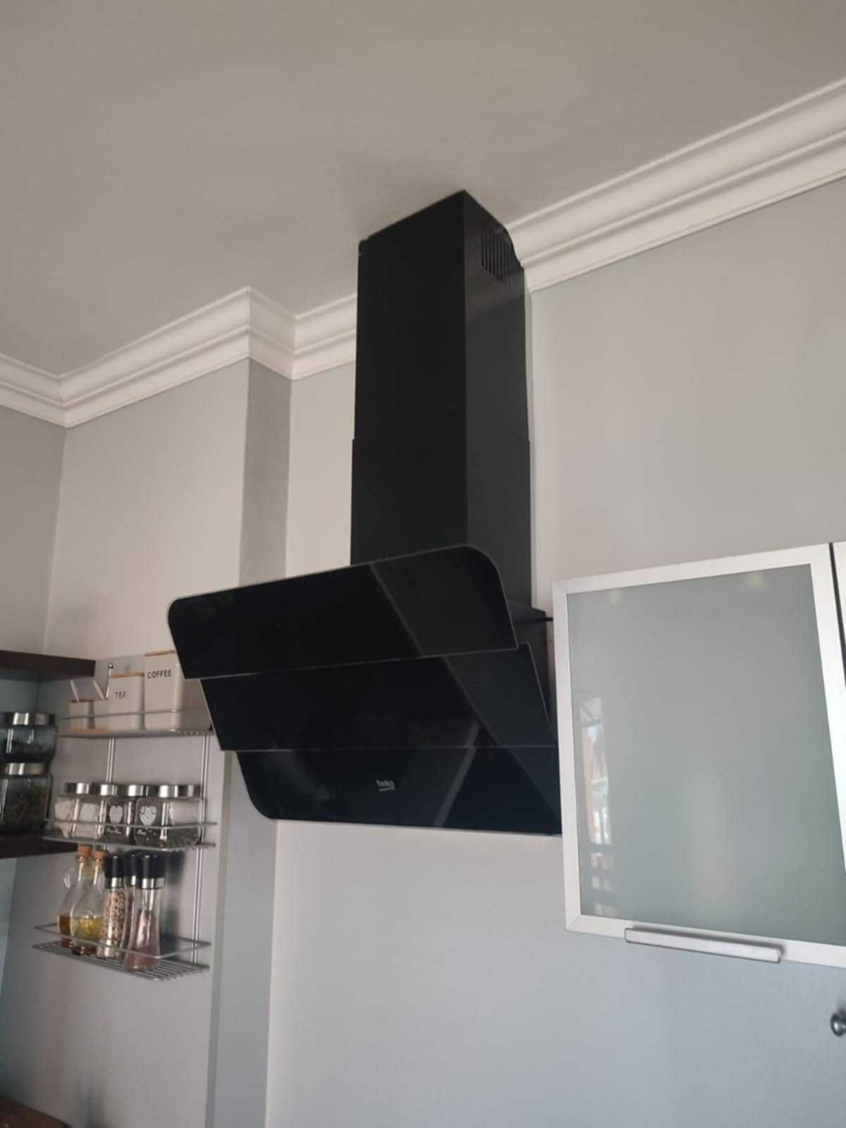 okap kominowy beko HCA62541B prawie nowy