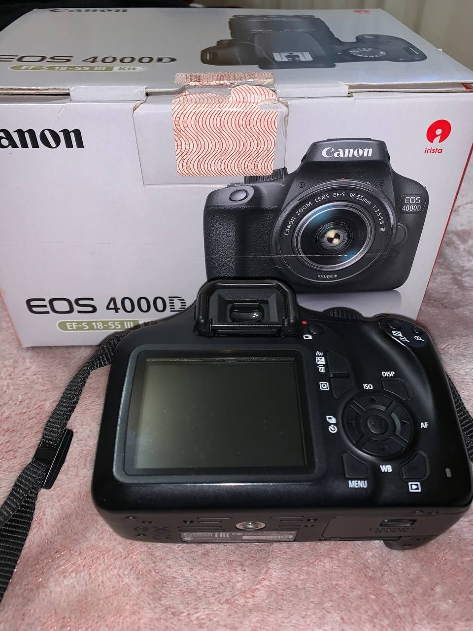 Фотоапарат Canon EOS 4000D BK 18-55 + новий портретний об'єктив EF 5