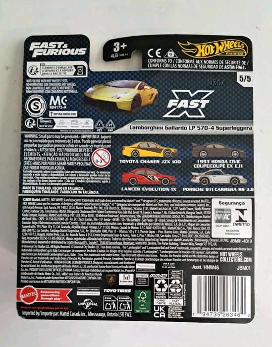 Lamborghini Gallardo LP 570-4 Superleggera Hot Wheels Premium