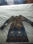 Vestido manga comprida "Natura", tamanho M, NOVO