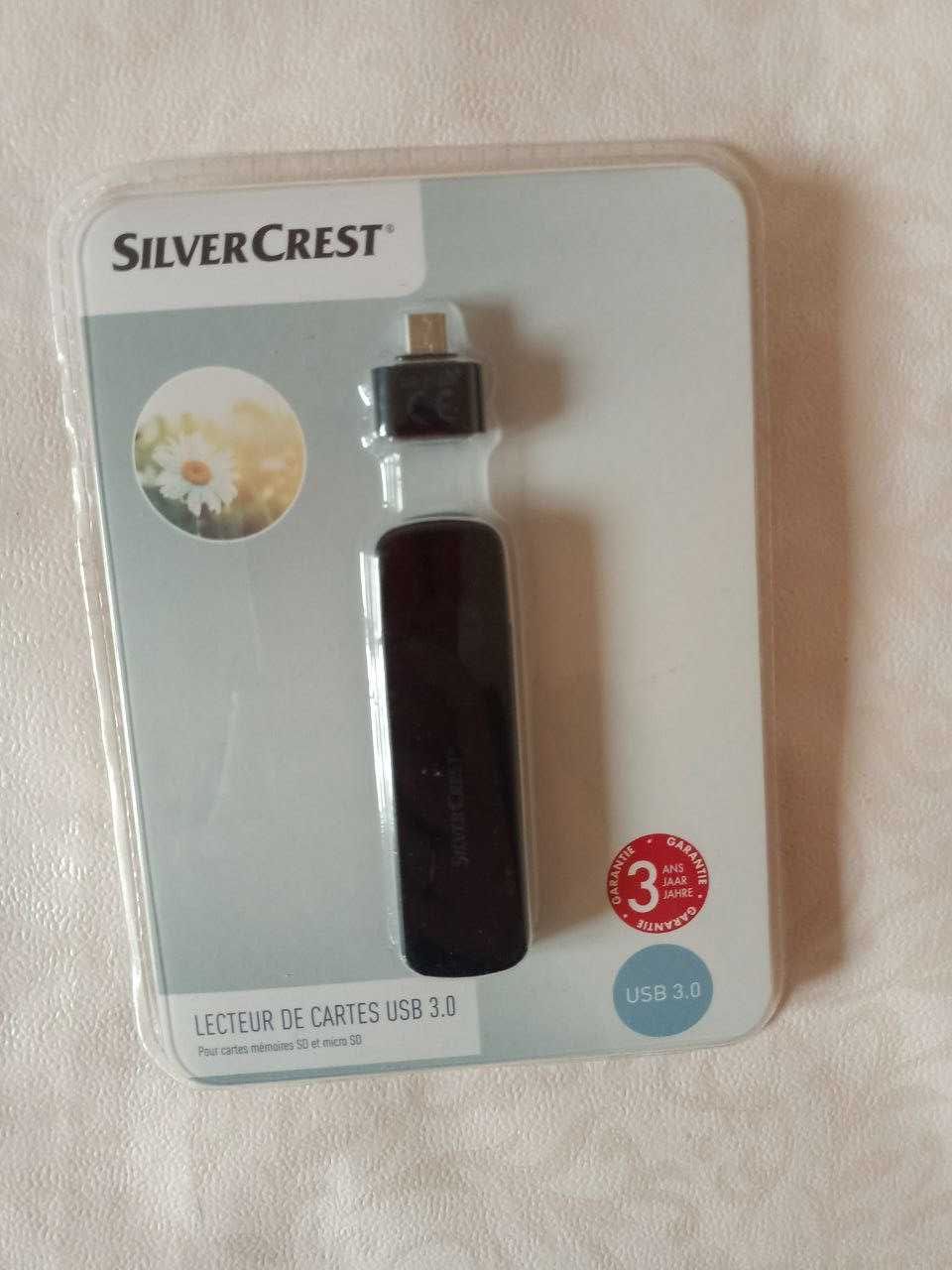 Зчитувач карток пам'яті - картридер usb 3.0 silver crest