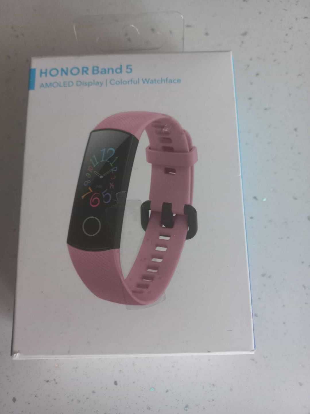 Smartband Honor band 5 Smartwatch Opaska zegarek huawei różowa 100 zł