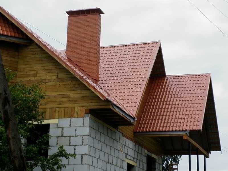 Профнастил и металлочерепица под размер..