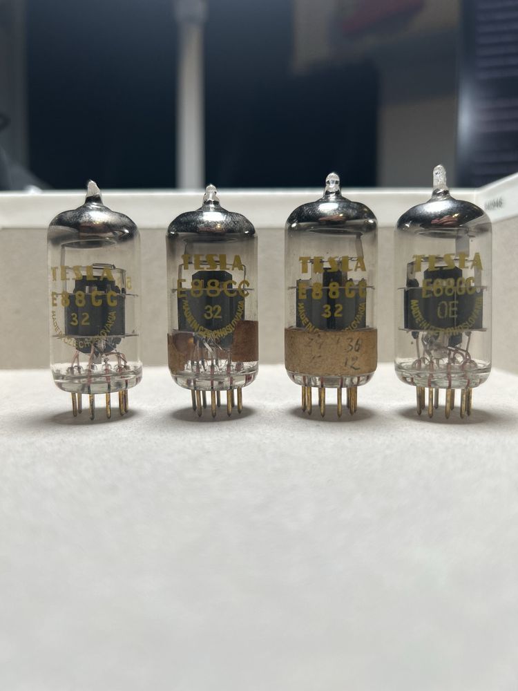 Lampy elektronowe: audio, E88CC, E55L, POLAMP, TESLA, TELEFUNKEN