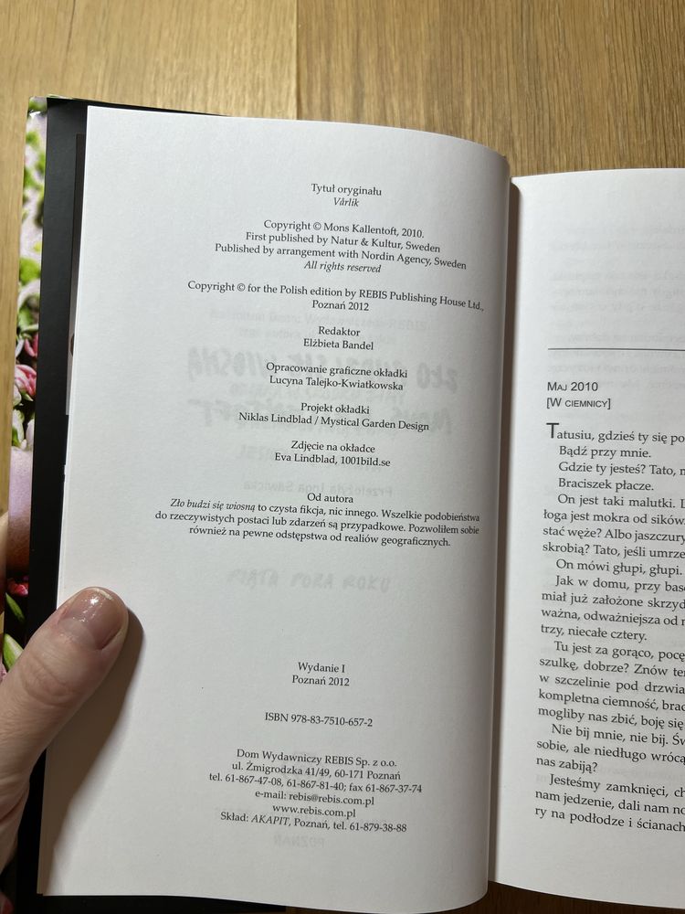 Zło budzi się wiosną Mons Kallentoft szwedzki kryminał