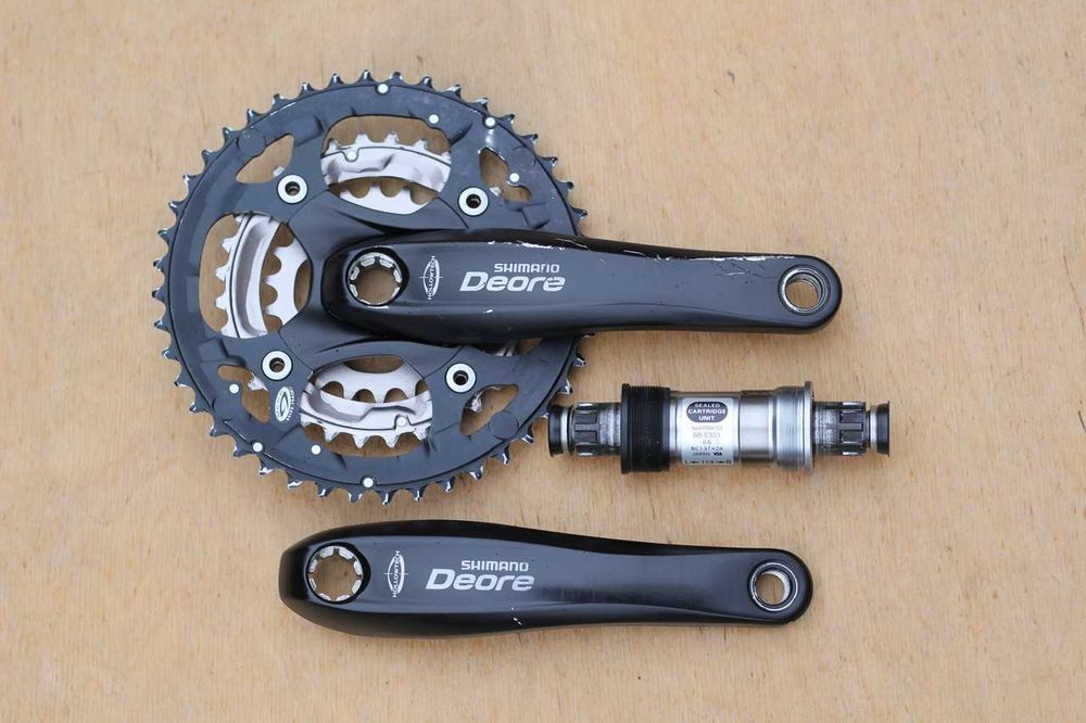 Система Shimano DEORE M530 (44/32/22) 170mm + Каретка