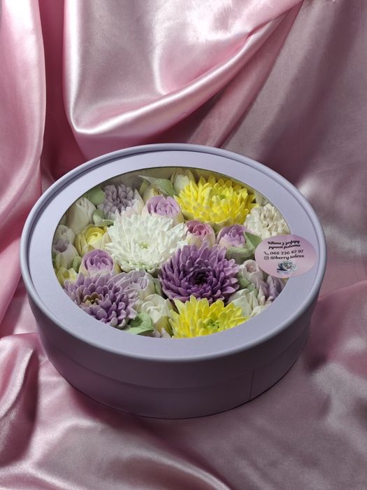 Букет квітів із зефіру