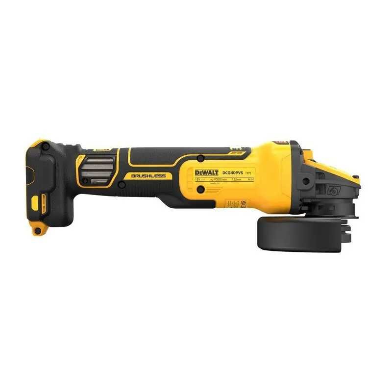 DeWALT DCG409VSN болгарка з регулятором обертiв на 125мм