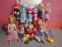 Barbie , Masha i inne - zestaw lalek .