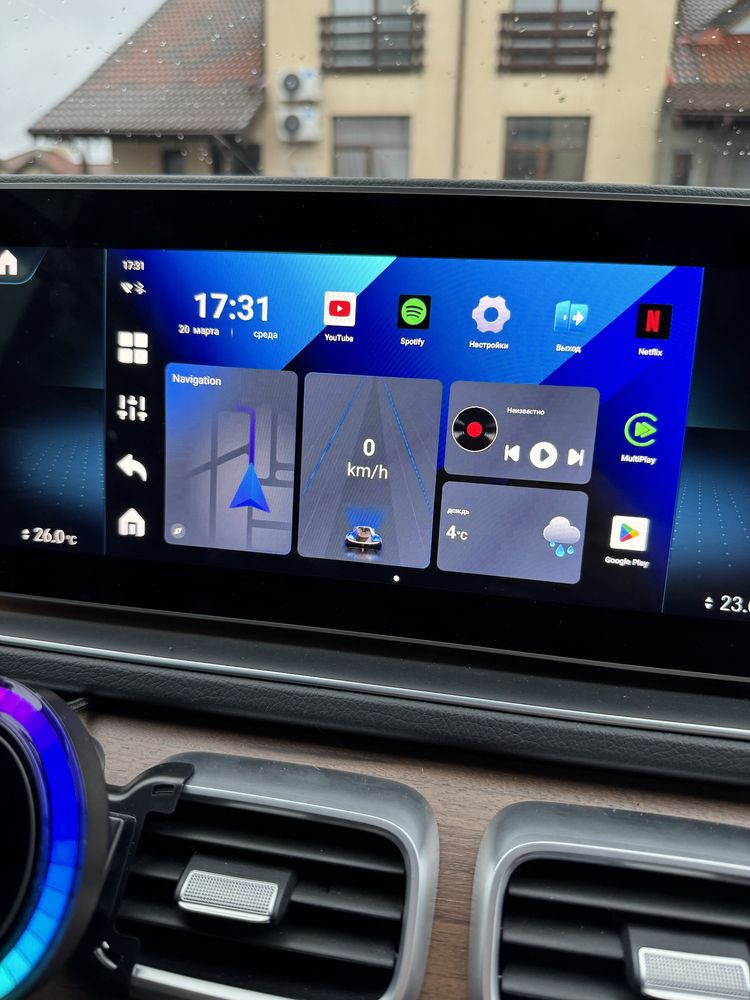 Ottocast Picasou 3 Android 12 авто приставка через CarPlay, 8/128 ГБ