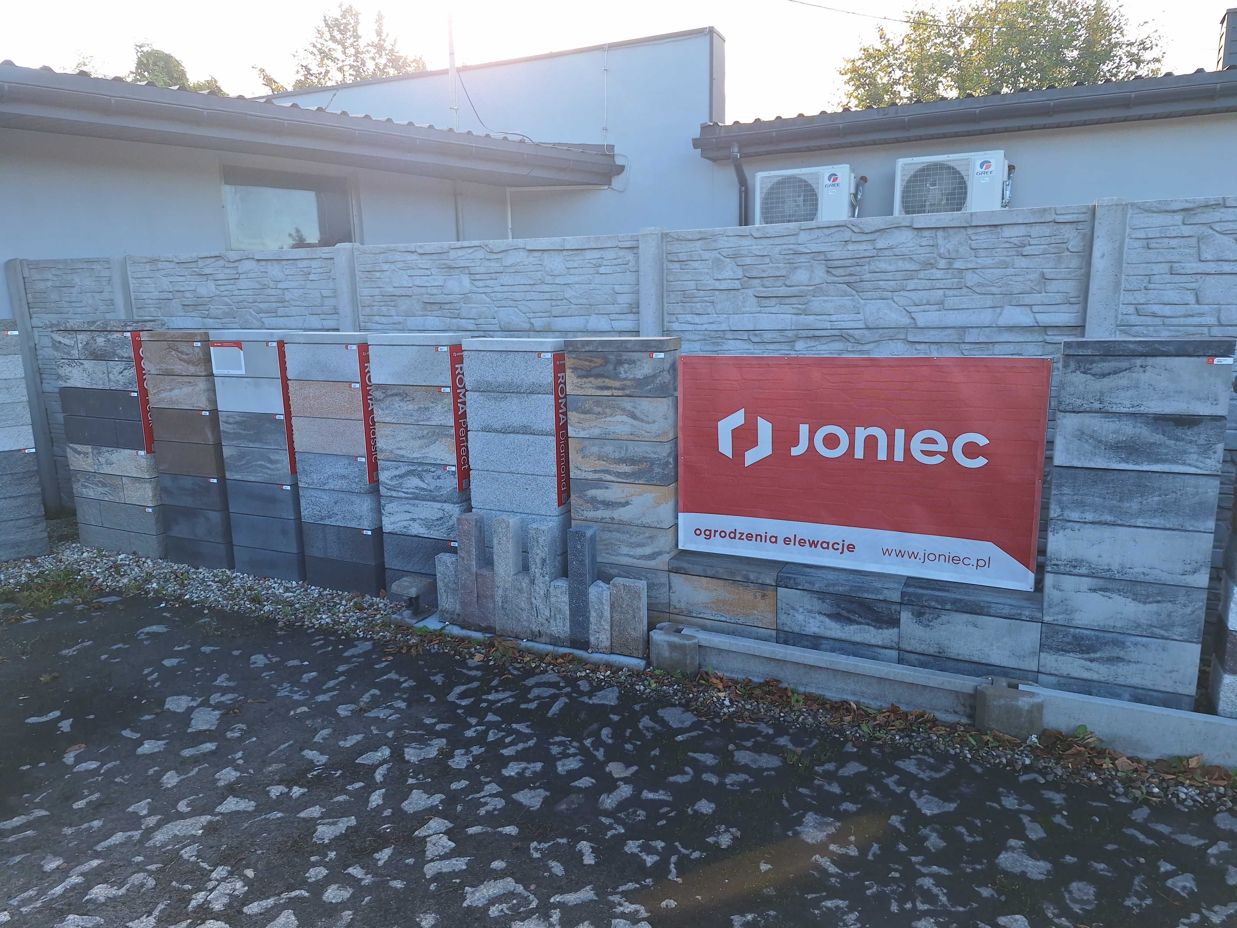 Joniec ogrodzenie modułowe pustak bloczek Roma,Gorc