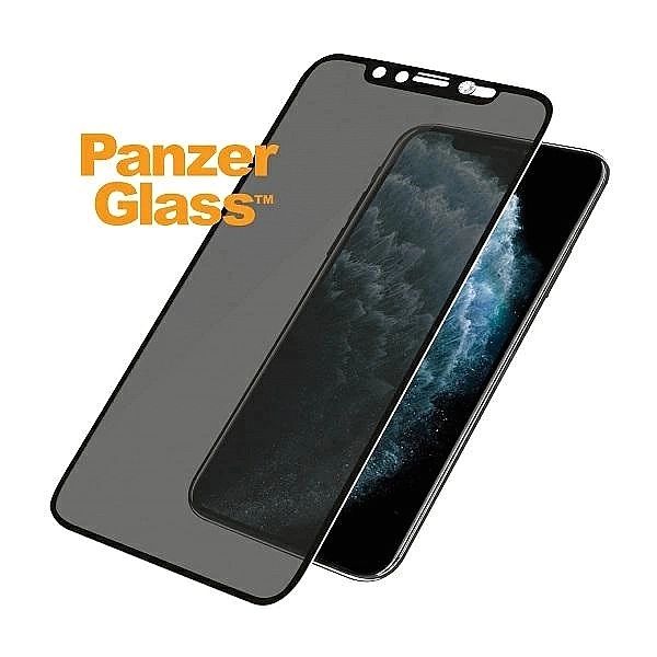 Szkło hartowane PanzerGlass E2E Super+ na iPhone X/XS/11 Pro - czarne