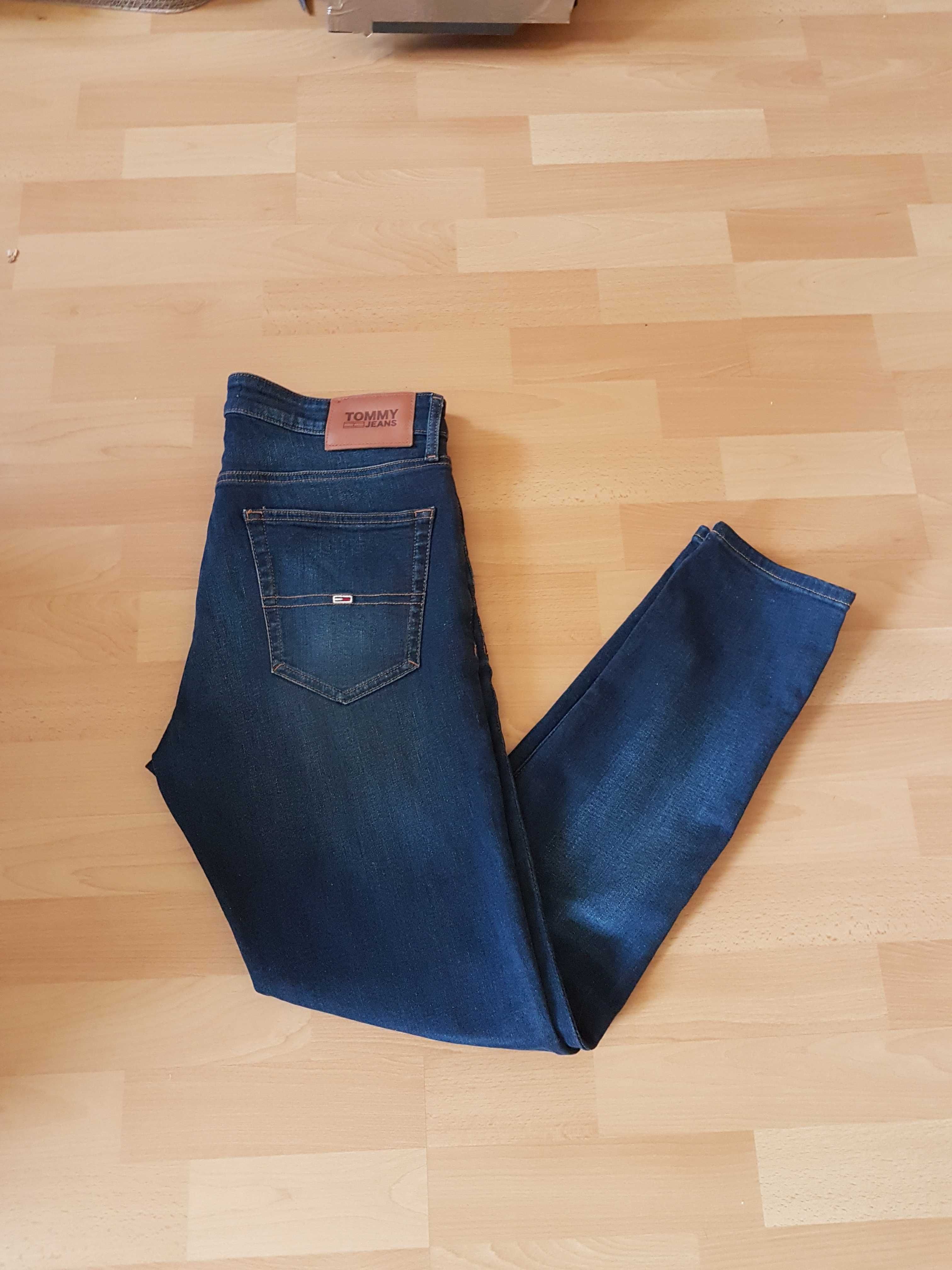 Tommy Hilfiger W31 L32 spodnie jeansowe slim skinny rurki 31/32 NOWE
