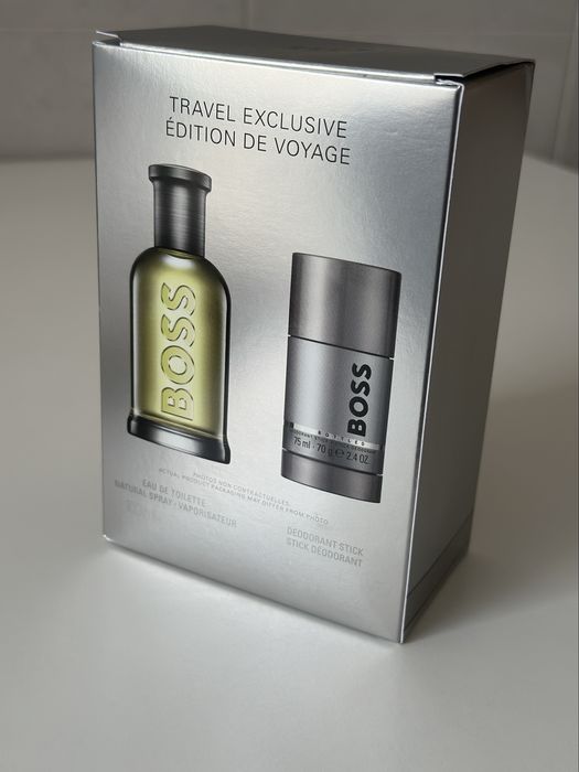 Coffret Hugo Boss Bottled EDT 100ml + Deostick 75ml – TRAVEL EDITION