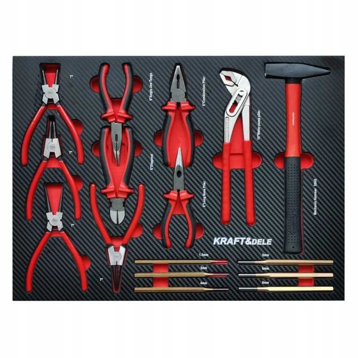 Szafka Narzędziowa Wózek Warsztatowy 12 Szuflad 479EL Z Wyposażeniem *