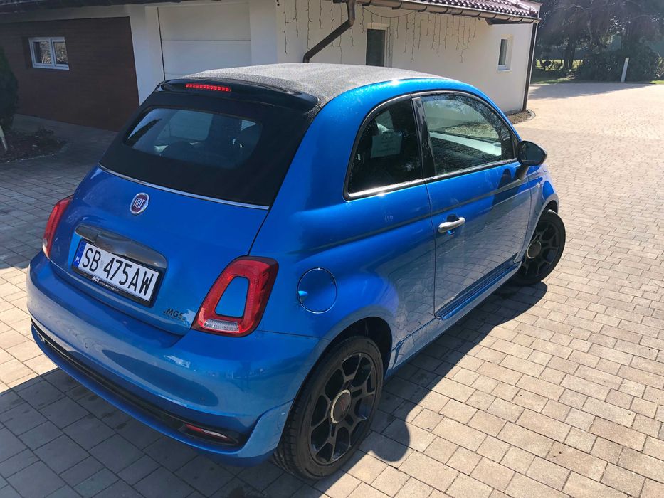 Abarth-Fiat 500S-1.3 JTD-2018rSport Cabrio KliNaviSkórAlum16Xeon Iwłaś