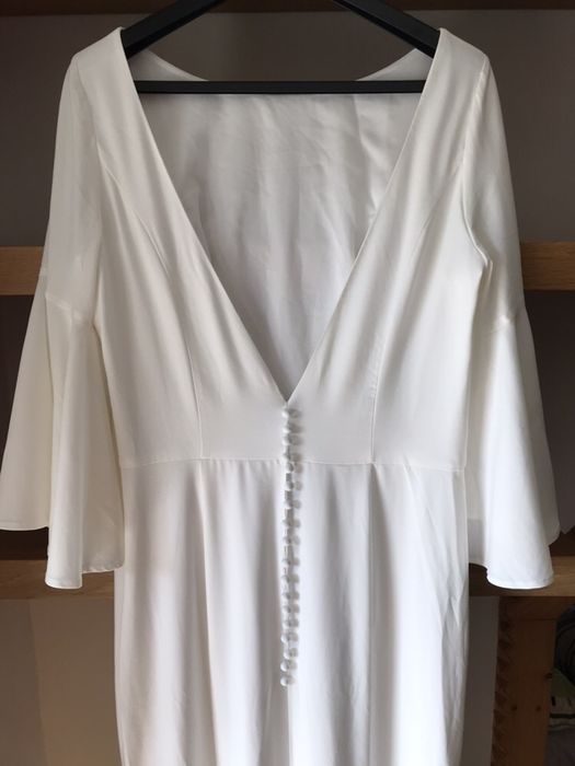 Piękna suknia ślubna marki Jarlo z ASOS rozm 42/14/XL