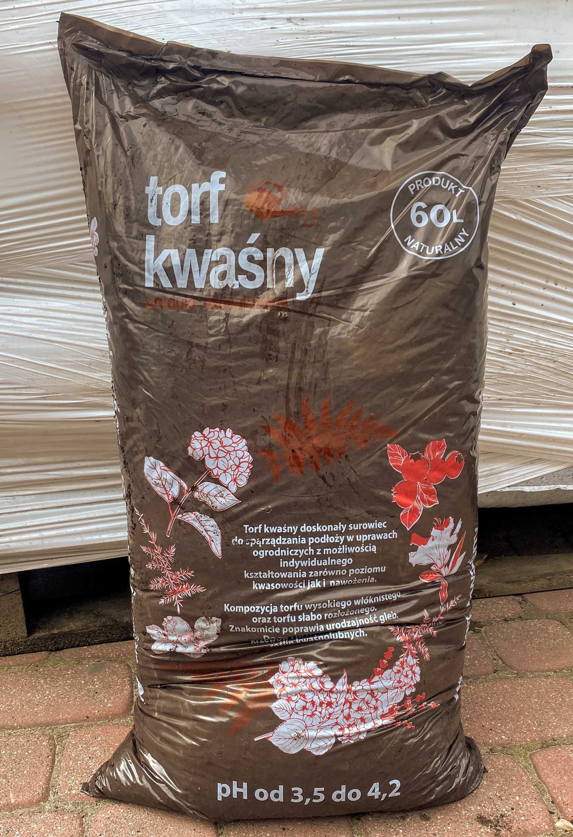 Ziemia do iglaków 60 l kora sosnowa, torf, nawóz naturalny