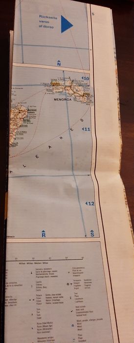 Mapa de portugal e espanha anos 90 para colecionadores