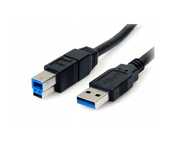 Kabel do drukarki USB 3.0 czarny 1-2m