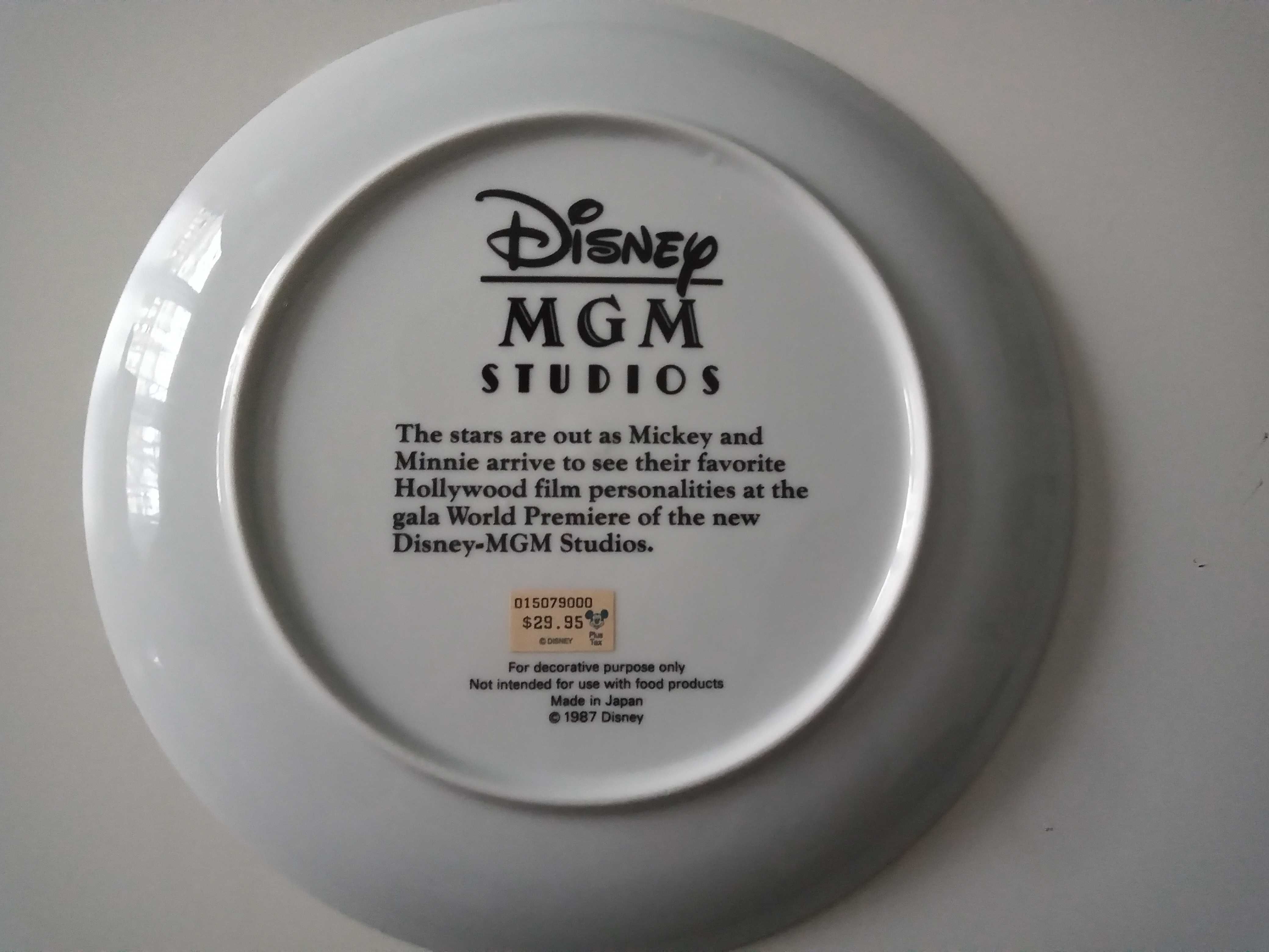 Kolekcjonerski talerz z Myszką Miki Disney