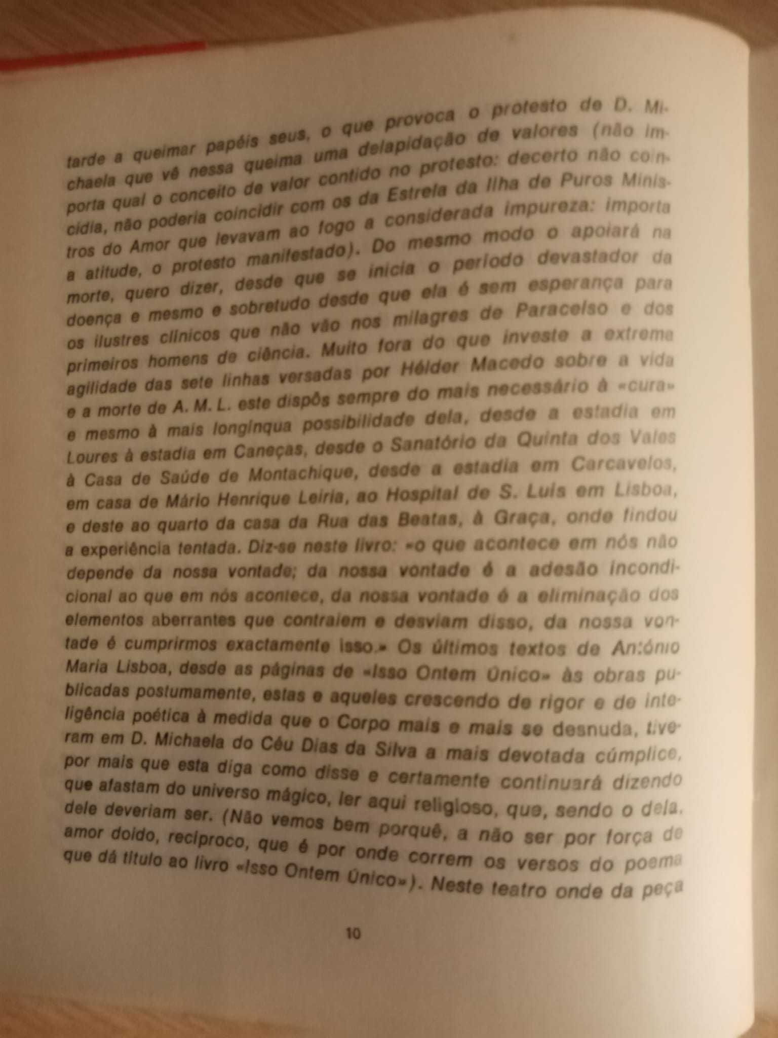 Poesia de António Maria Lisboa com texto de Mário Cesariny