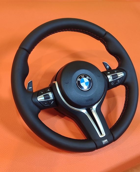 Перетяжка руля кожей