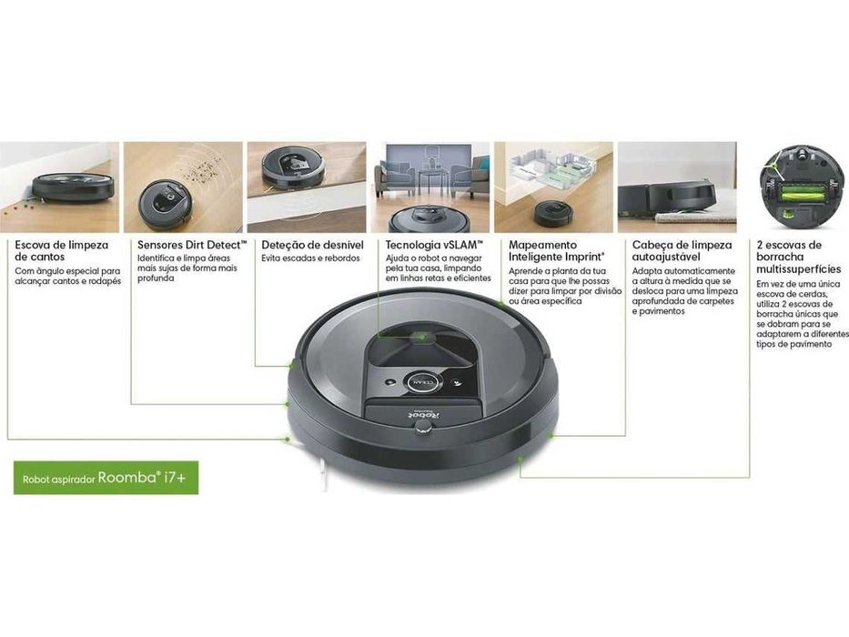 Aspirador Robô IROBOT Roomba i7+