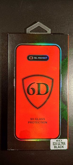 Szkło hartowane Samsung S24 Ultra black 6D 9H glass screen protection