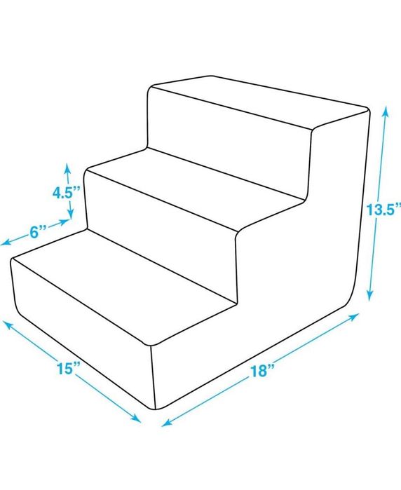 Escadas de Espuma Certificada para Cão e Gato (NOVO)