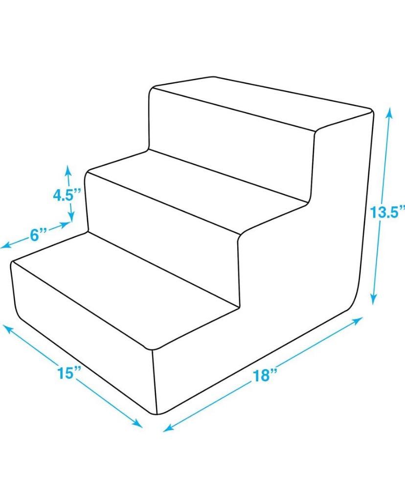 Escadas de Espuma Certificada para Cão e Gato (NOVO)