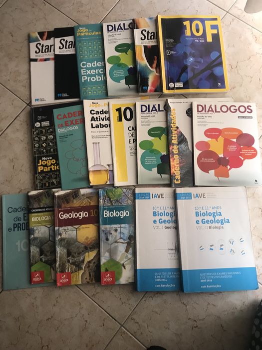 Manuais e cadernos de fichas do 7• ao 12•