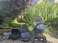 Zestaw wózek gondola i spacerówka baby design i maxi cosi