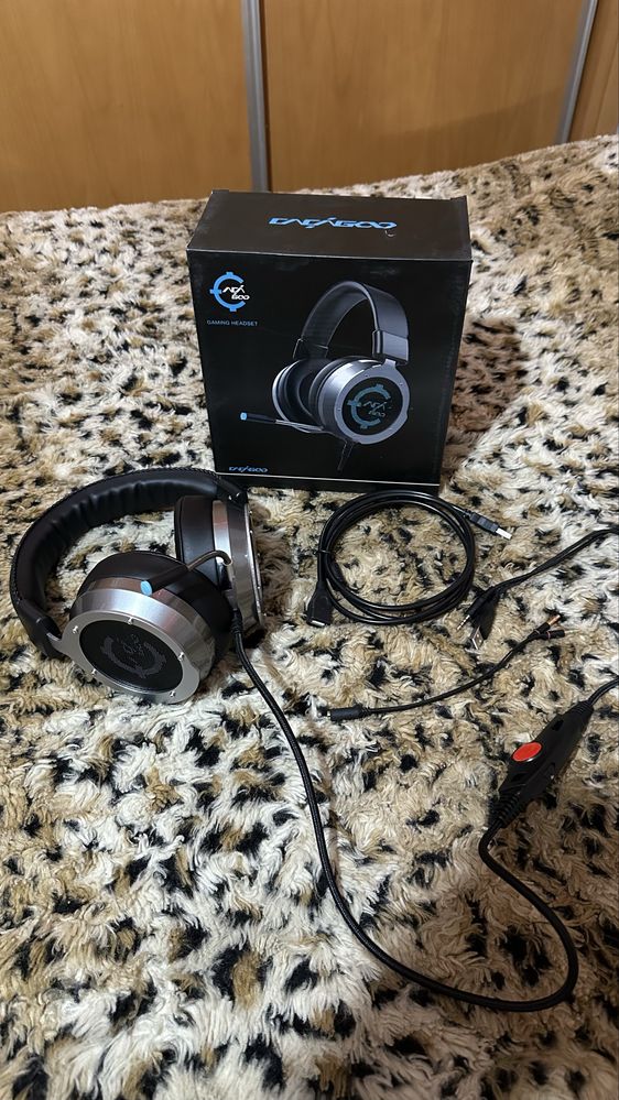 Headset Gaming | Fones e Microfone com LED