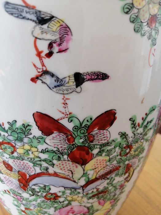 Jarra de porcelana fábrica de Macau