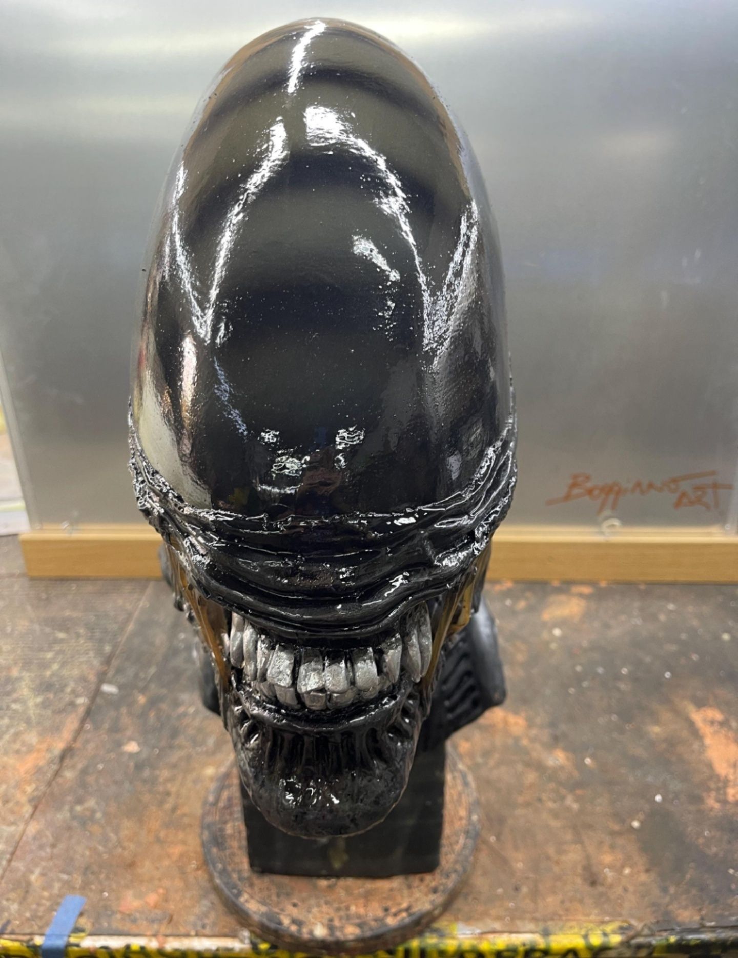 Máscara Alien Xenomorph Premium em Látex